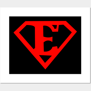 Super E symbol 02 Posters and Art